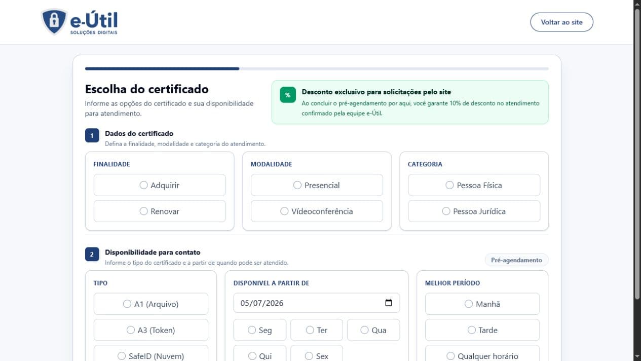 Autoatendimento e-Útil